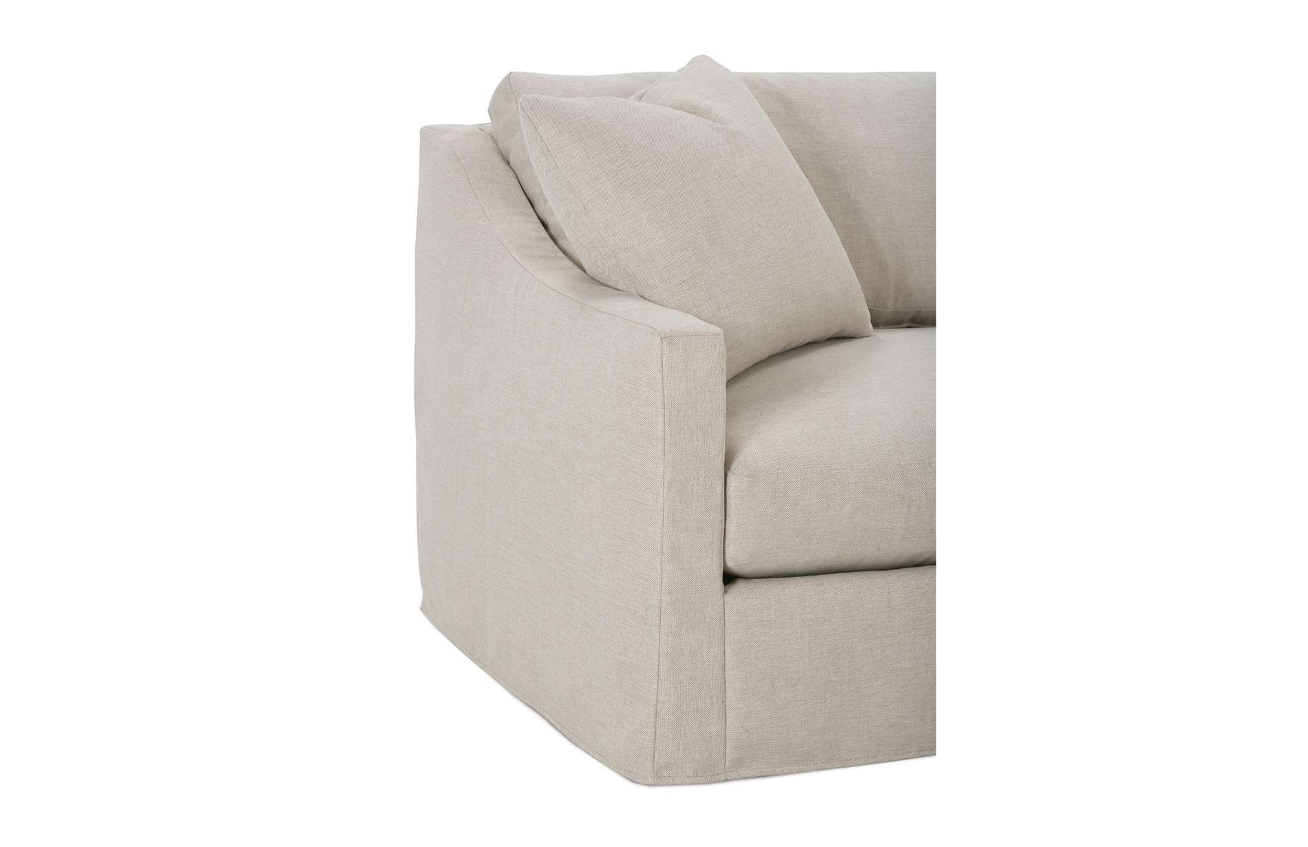 BRADFORD 2 CUSHION SLIPCOVER SOFA - Image 2