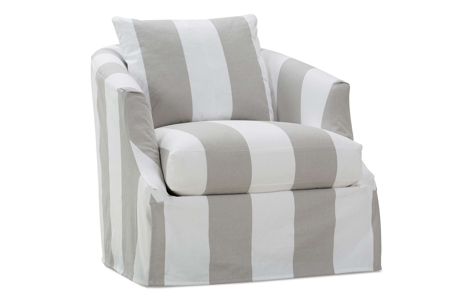 EMMERSON SLIPCOVER SWIVEL CHAIR