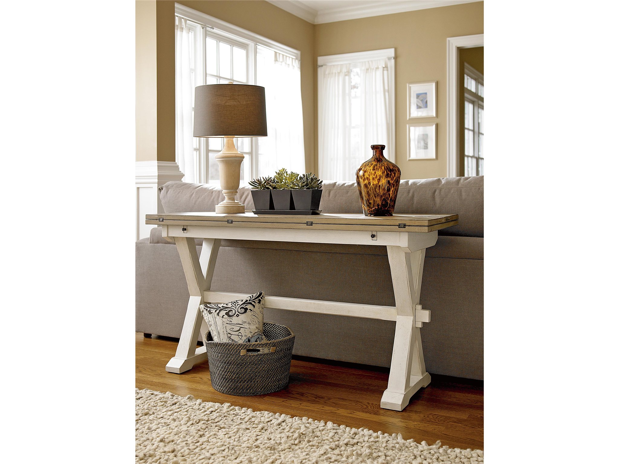 CURATED DROP LEAF CONSOLE TABLE - Image 4