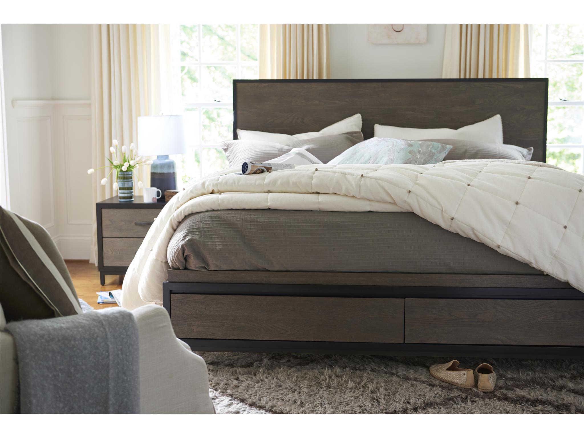 Spencer King Storage Bed