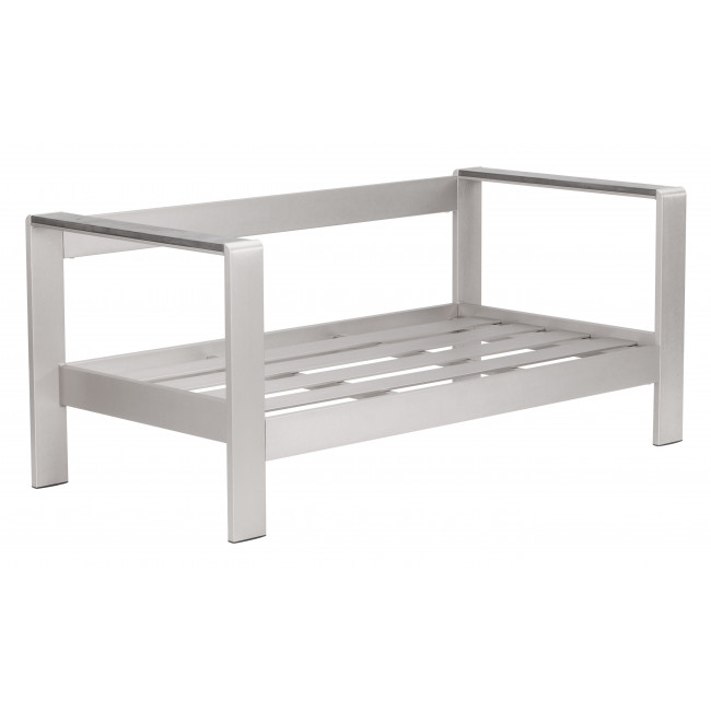 Cosmopolitan Sofa (Frame only) Brushed Aluminum
