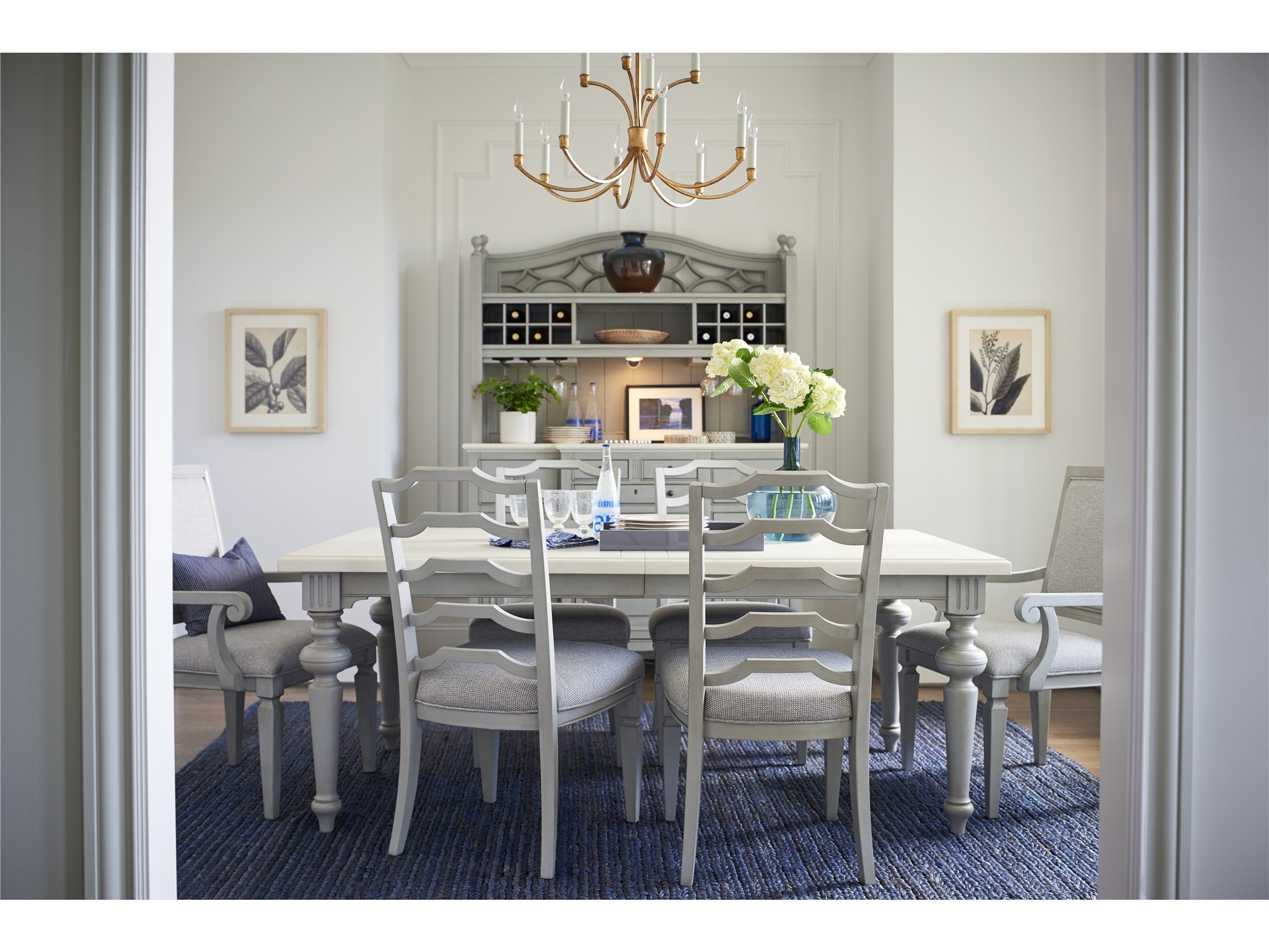 Summer Hill Serving Buffet with Bar Hutch - Image 3