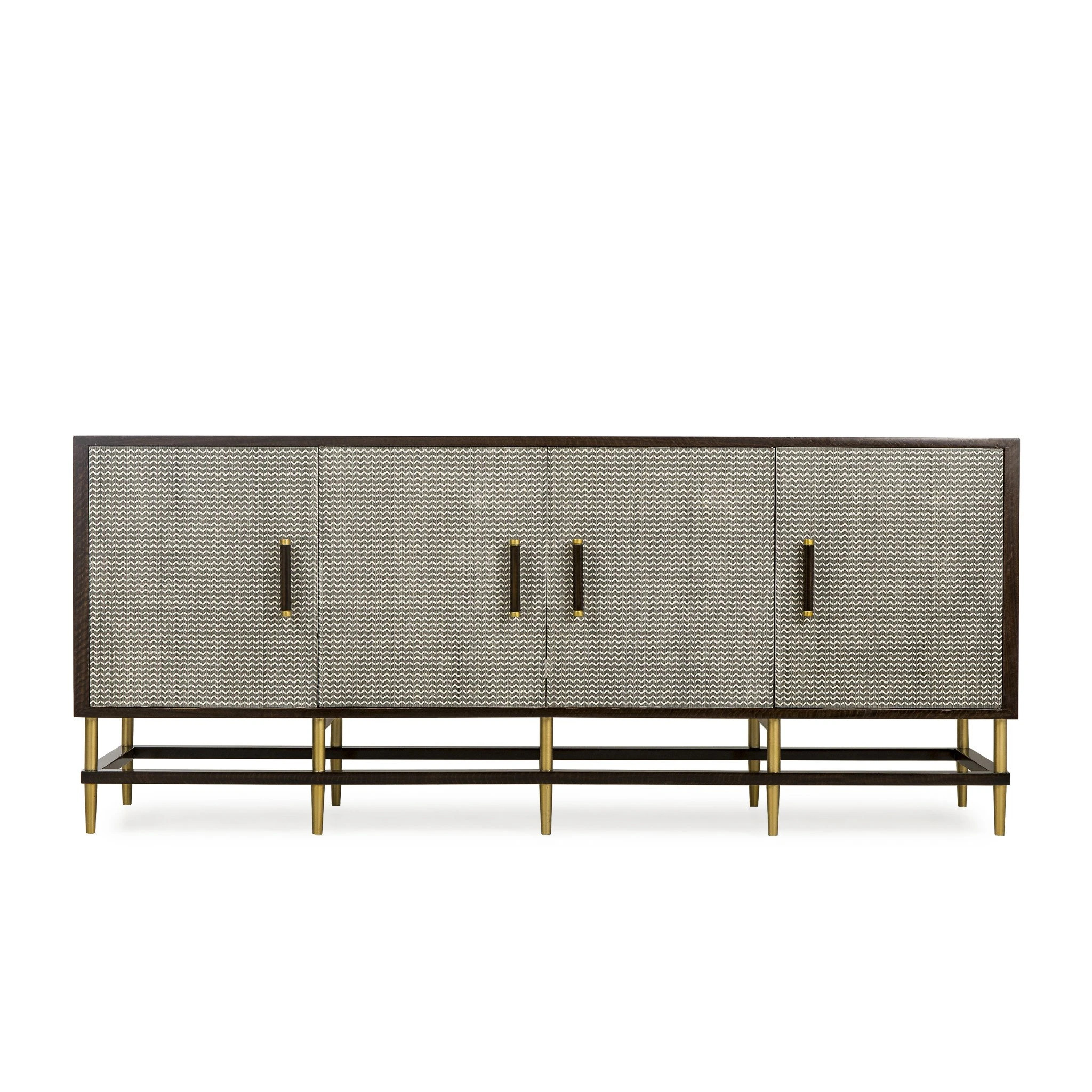 Herringbone Credenza - 4 Door