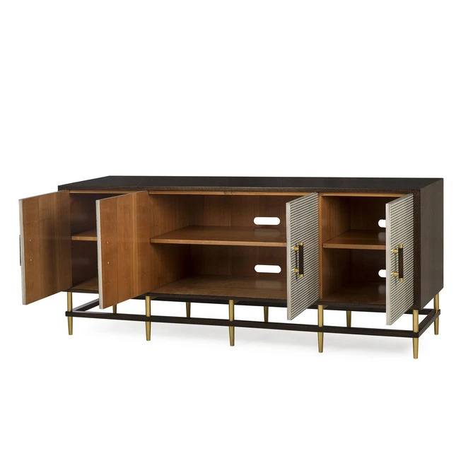 Herringbone Credenza - 4 Door - Image 4