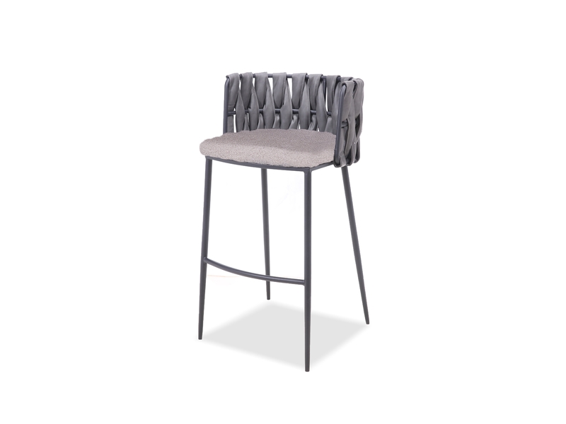 WEAVER COUNTER STOOL GREY