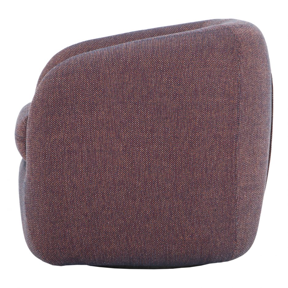 MAURICE SWIVEL CHAIR ROSA ORANGE - Image 3