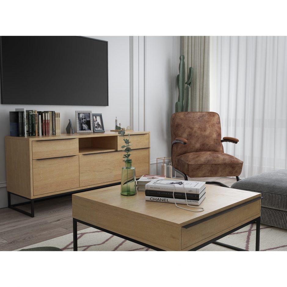 PERTH CLUB CHAIR GRAZED BROWN LEATHER - Image 9