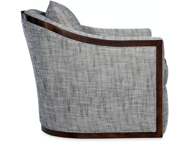 Coco Exposed Wood Swivel Chair - Image 3