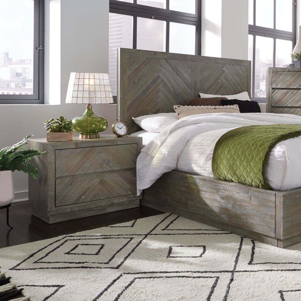 HERRINGBONE NIGHTSTAND Domicile Furniture