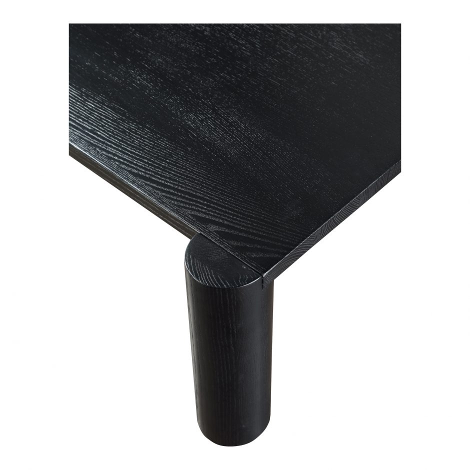 Post Coffee Table Black Oak - Image 5
