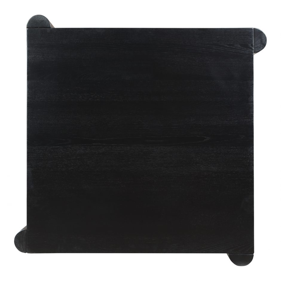 Post Coffee Table Black Oak - Image 6