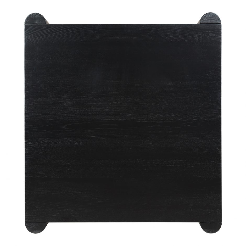 Post Coffee Table Black Oak - Image 7