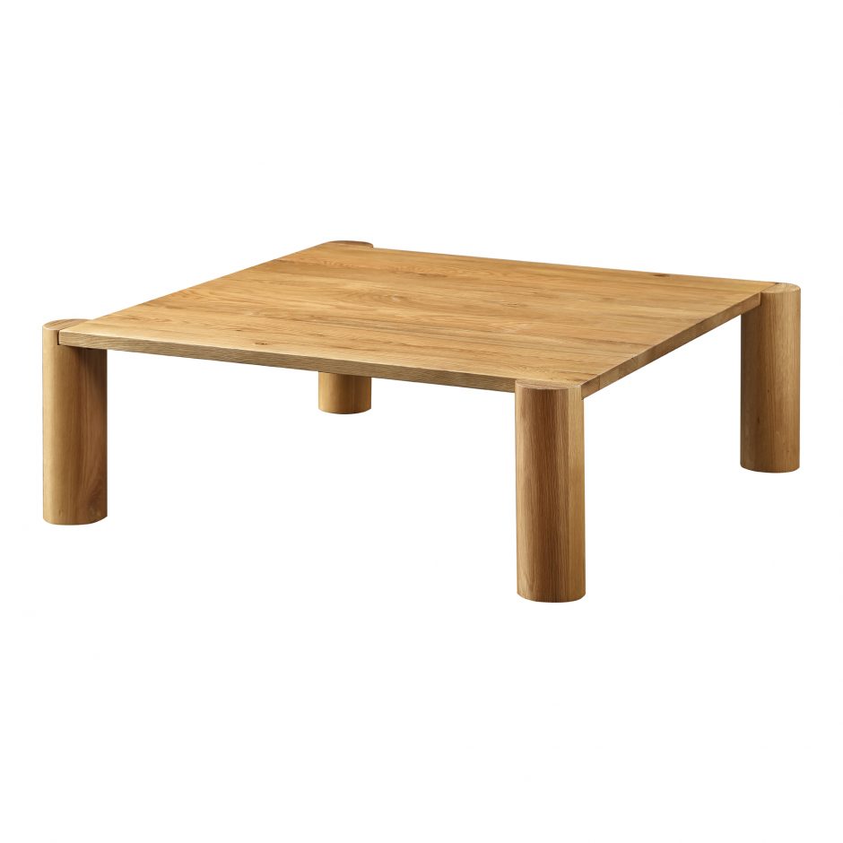 Post Coffee Table White Oak - Image 3