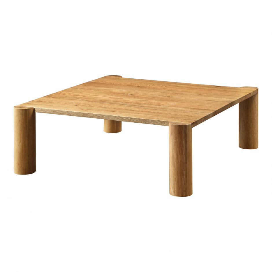 Post Coffee Table White Oak - Image 4