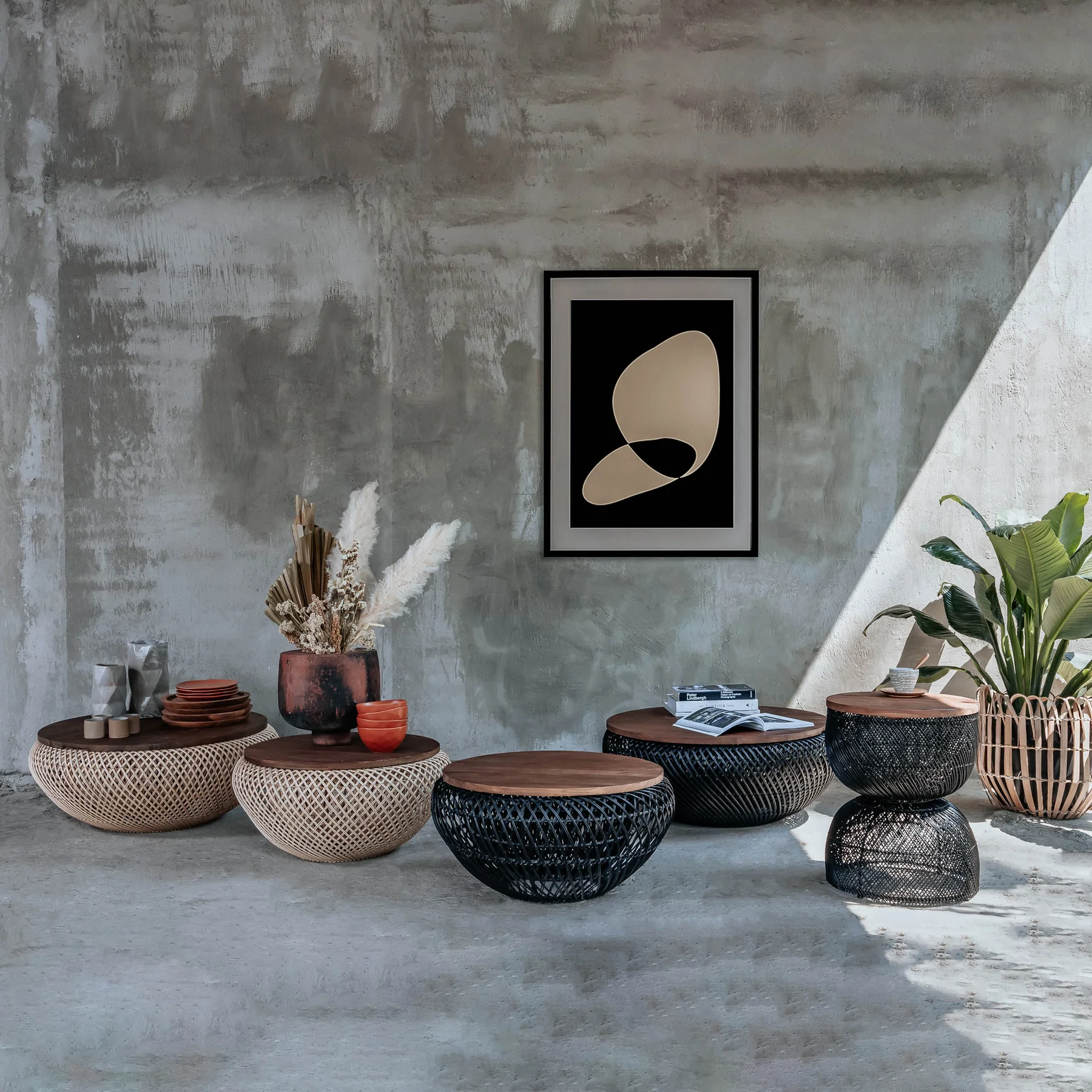 D-BODHI WAVE COFFEE TABLE - BLACK - Image 5