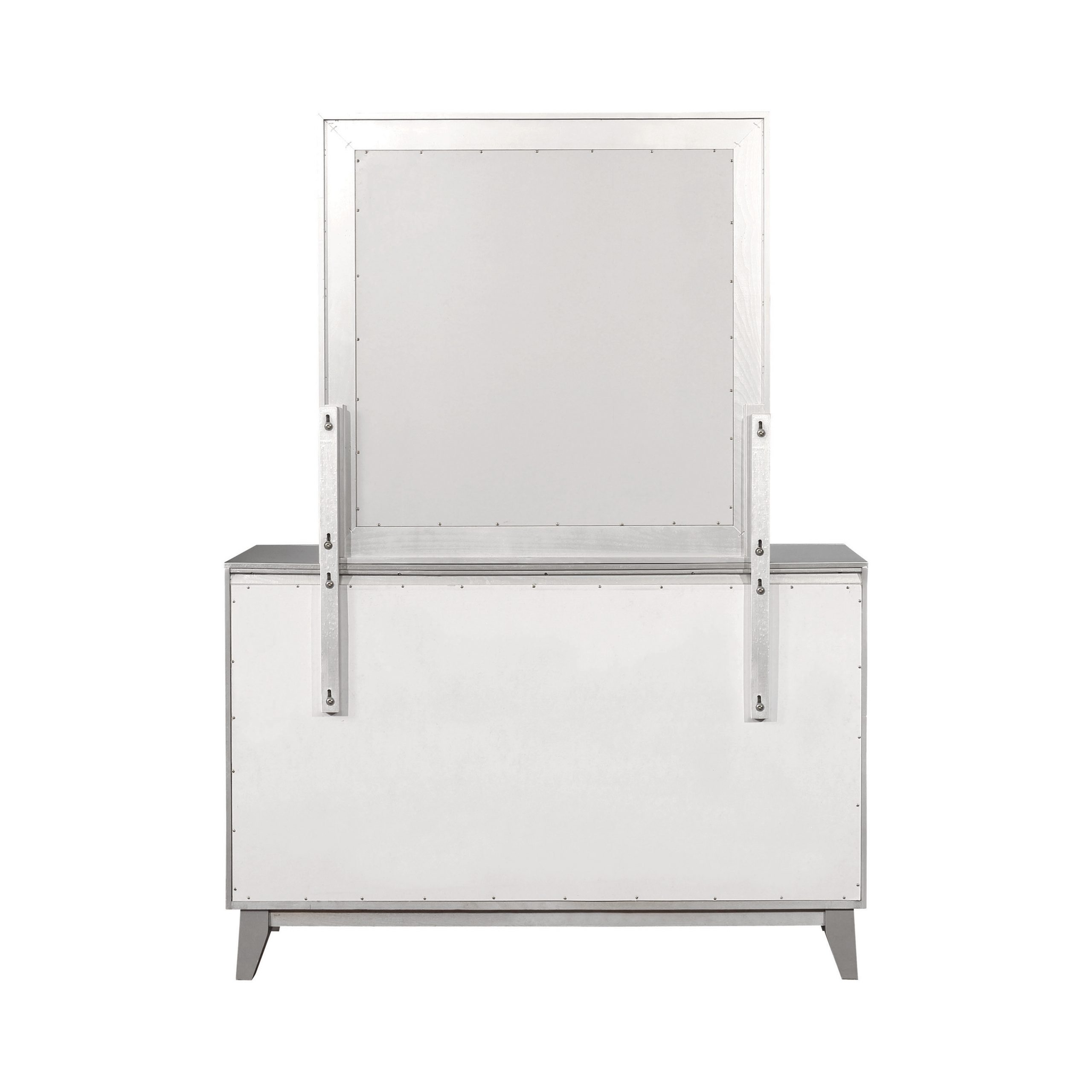 Leighton Beveled Mirror Metallic Mercury - Image 4