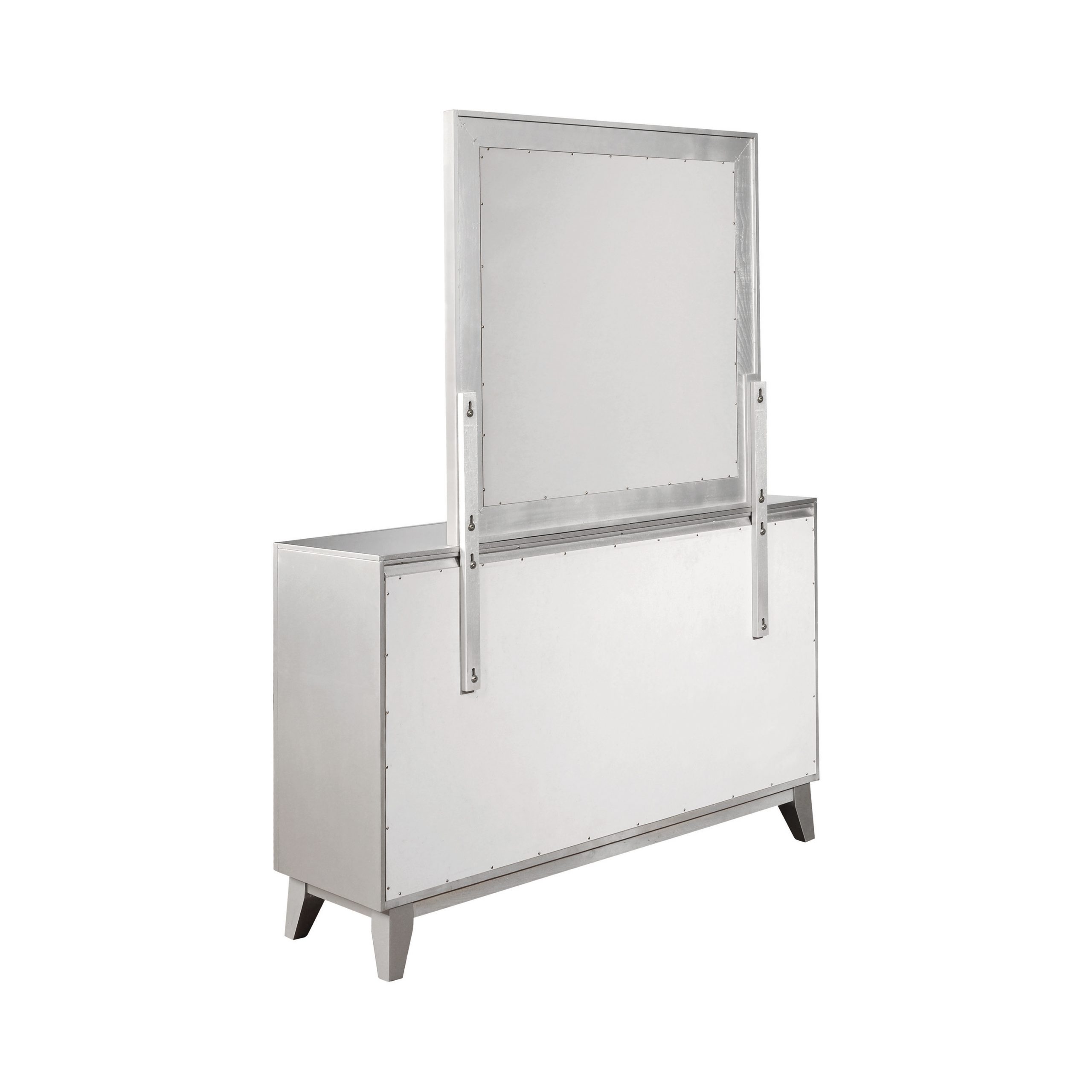 Leighton Beveled Mirror Metallic Mercury - Image 6