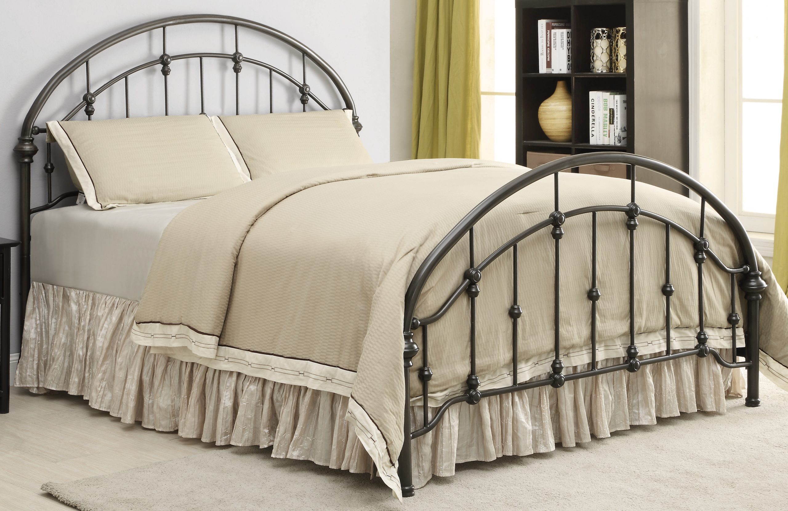Rowan Twin Bed Dark Bronze - Image 2