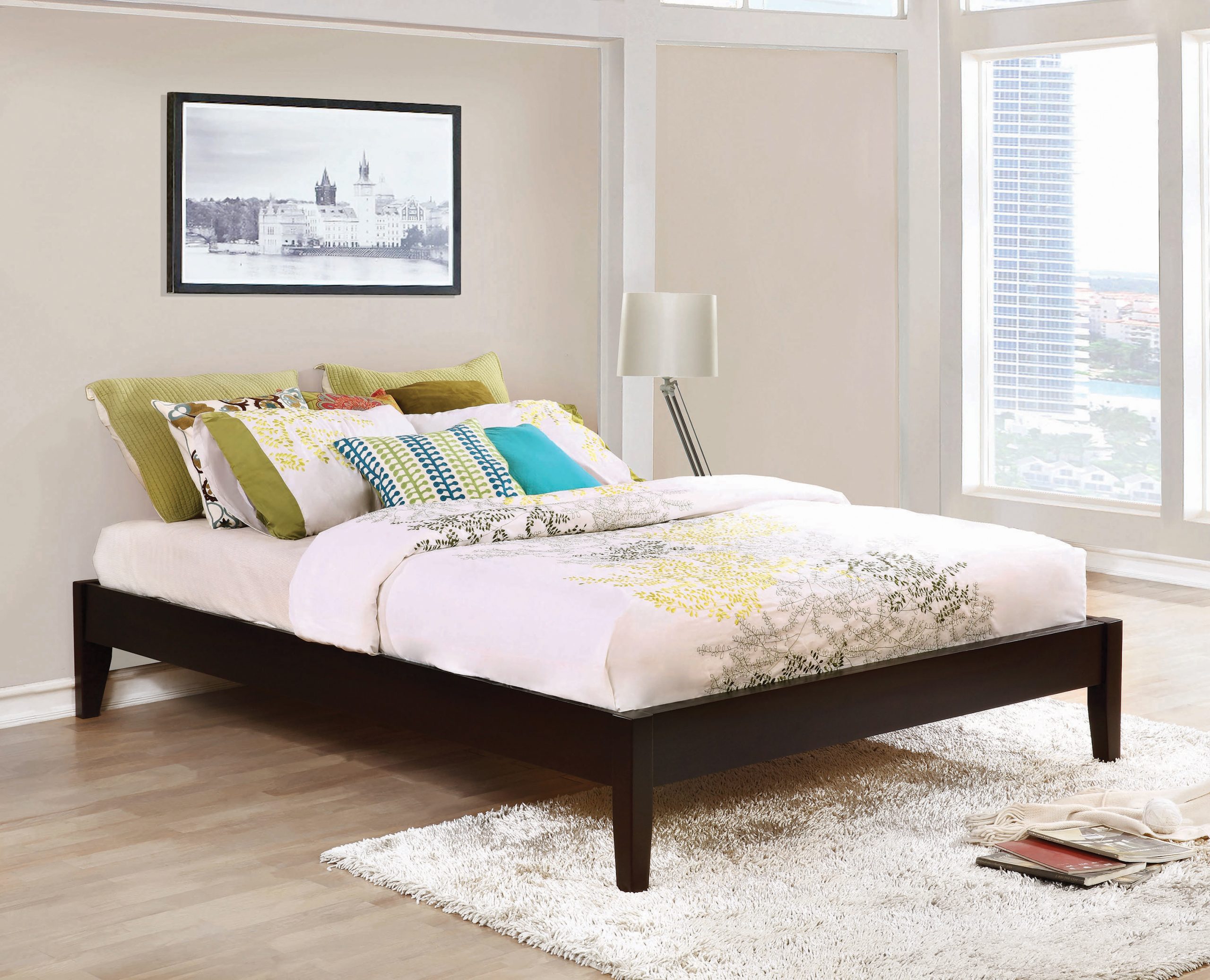 Hounslow Full Platform Bed Cappuccino - Image 2