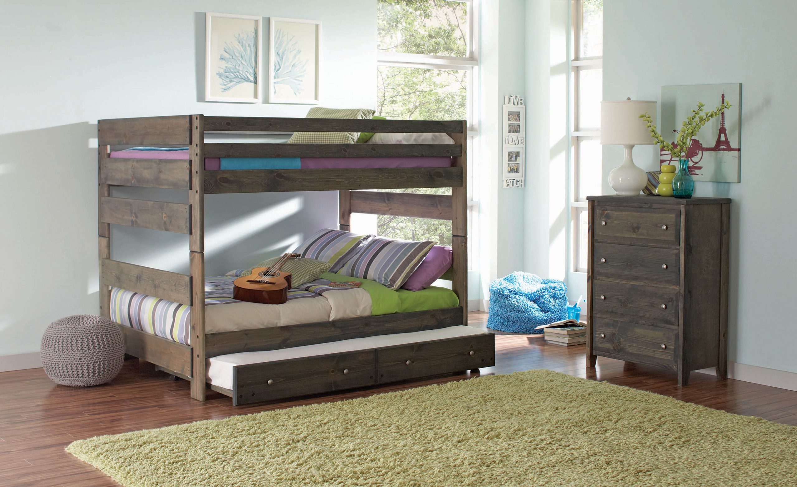 Wrangle Hill 2-Drawer Under Bed Storage Gun Smoke - Image 8