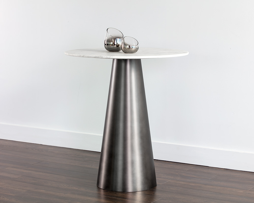 Damon Bar Table - Gunmetal - Image 3