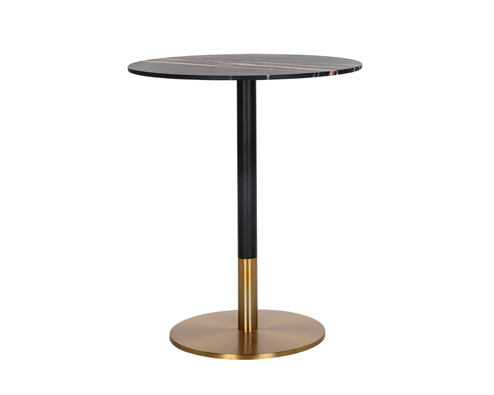 Massie Bar Table - Black Marble - Image 2