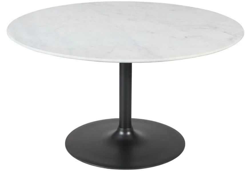Rowan round marble dining table 54" - Image 3