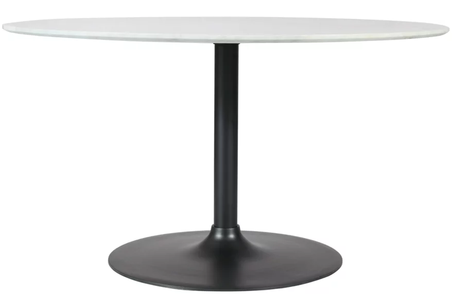 Rowan round marble dining table 54"