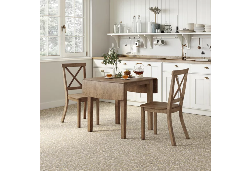 Eastern tides drop leaf dining table - Image 25