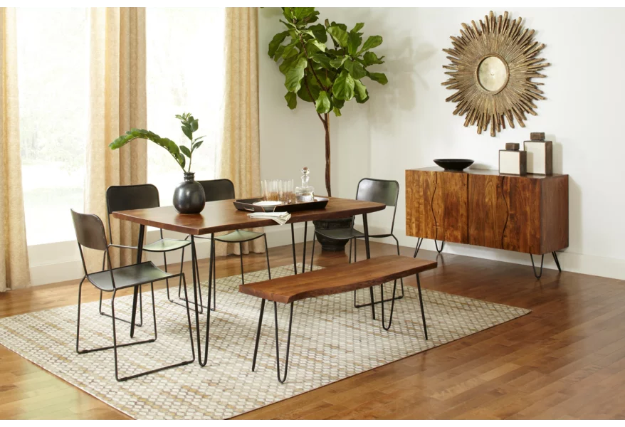 edge live edge 60" dining table - Image 8