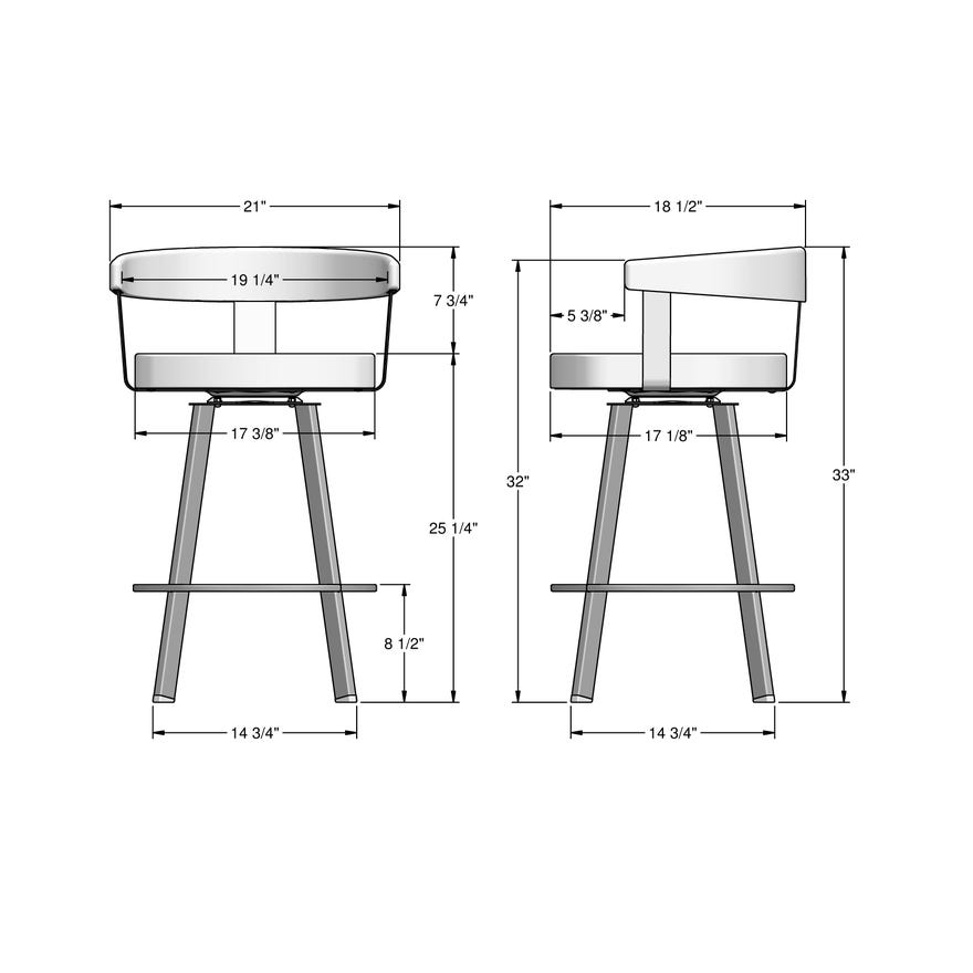 Lars Swivel stool - Image 6