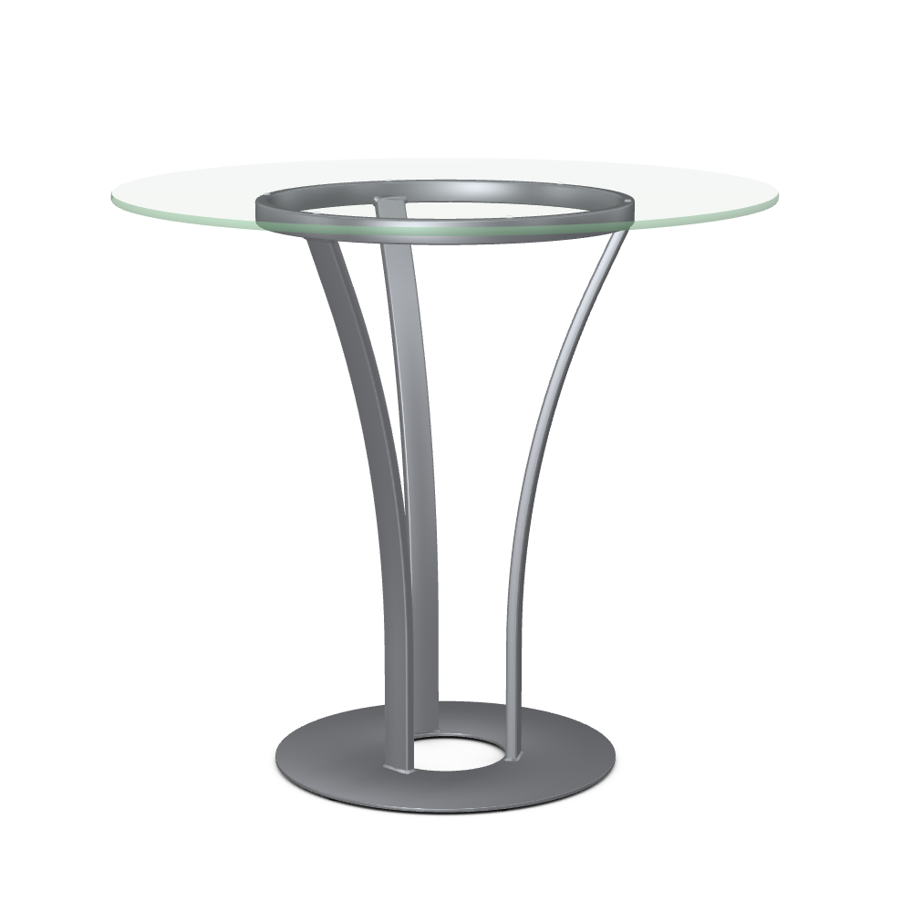 Dalia Pub table Clear glass