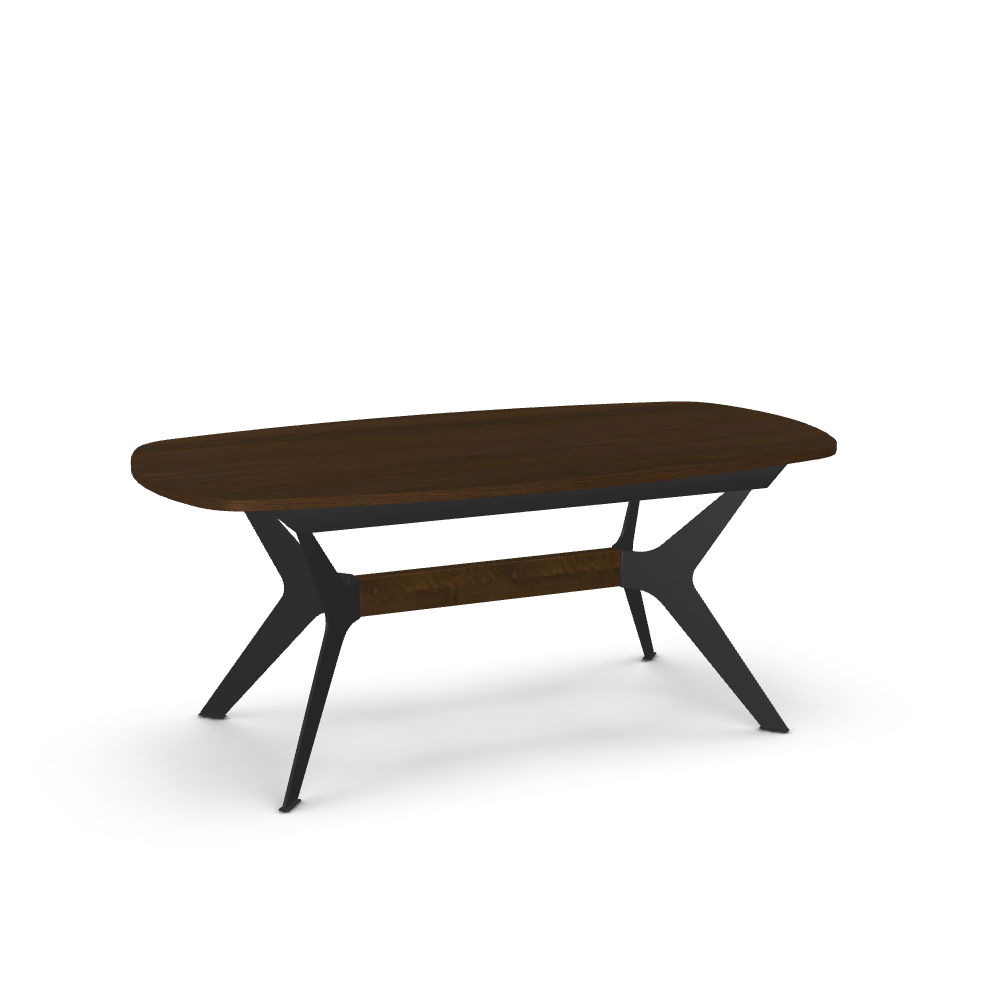 Boomerang Walnut veneer Table