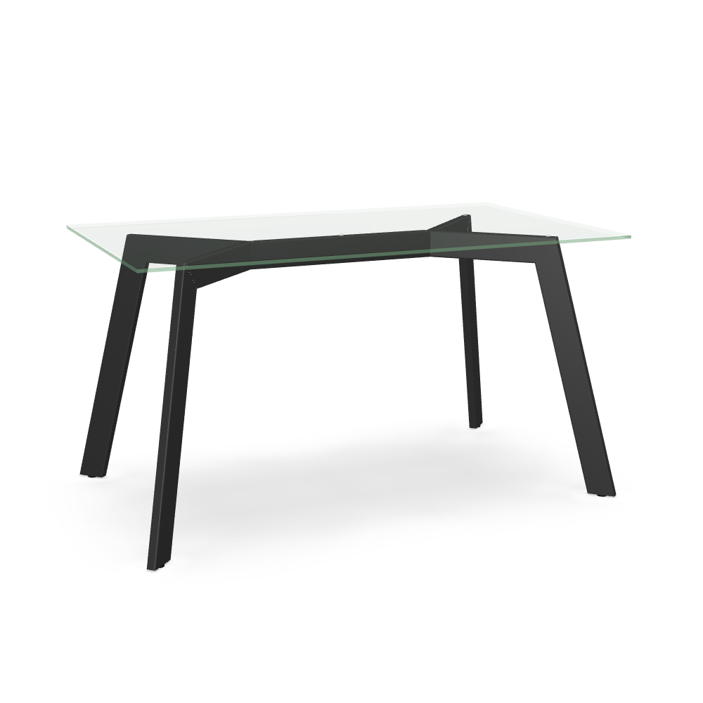 Lidya Clear glass Table